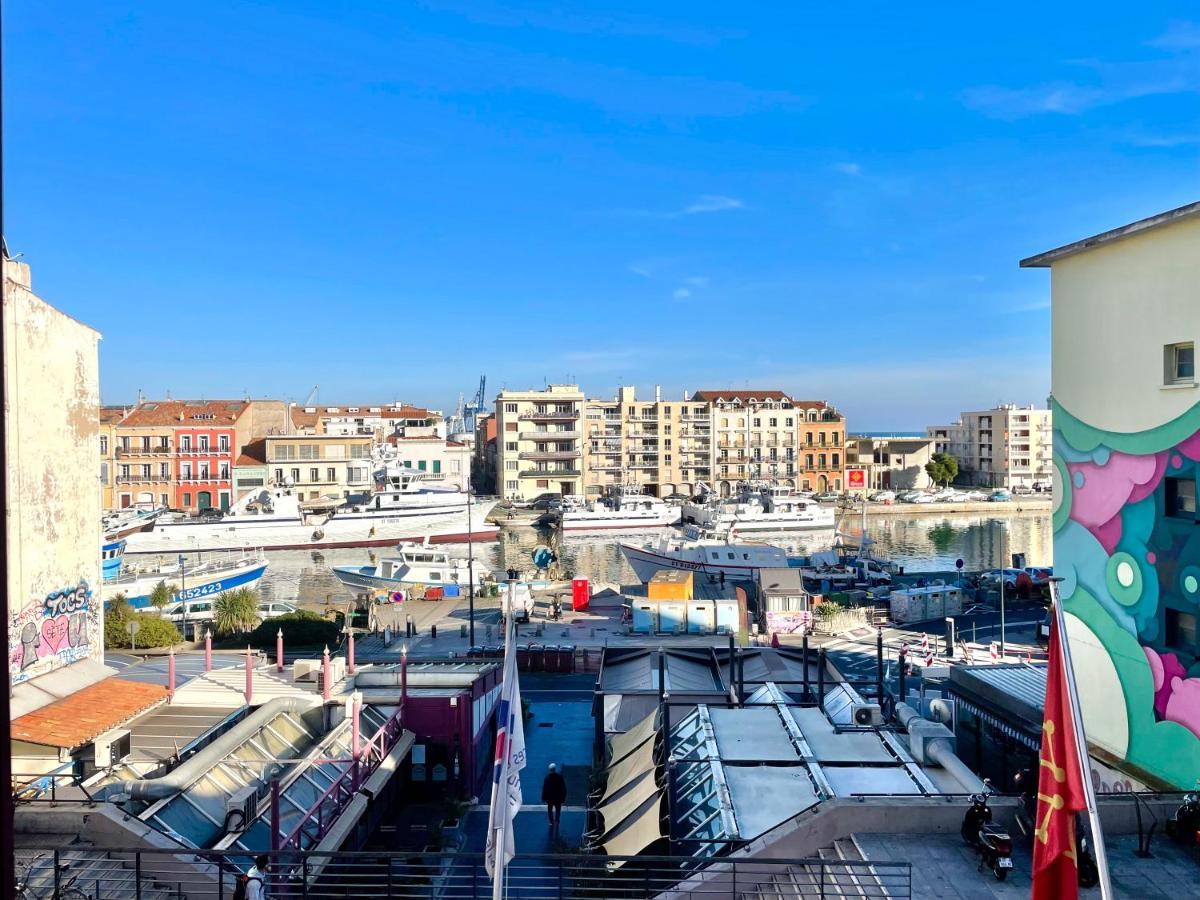 Grand Appartement Avec Vue Sur Quai Sète Esterno foto